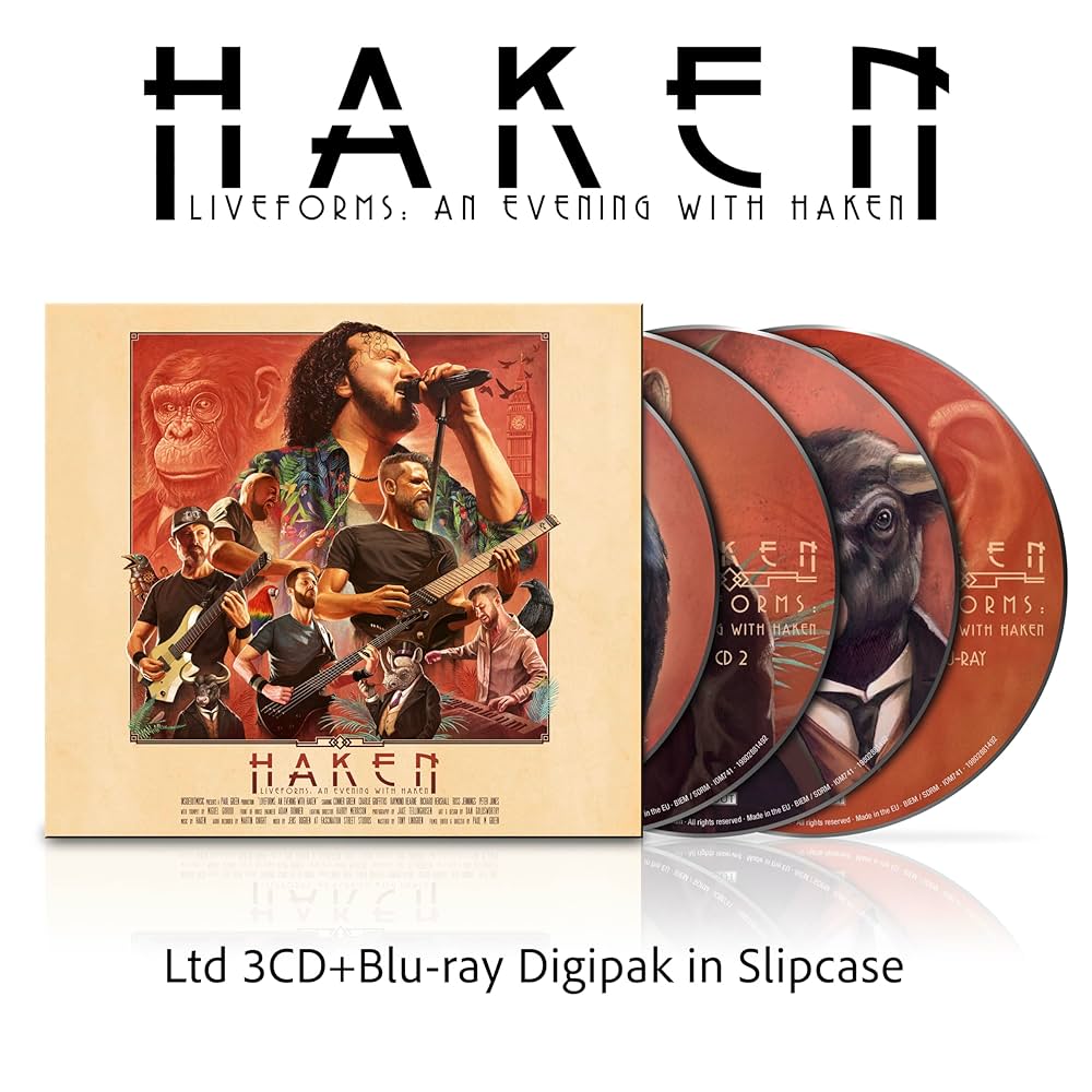HAKEN - Liveforms: Fauna Live in London (Ltd 3CD+Blu-Ray Digipack)